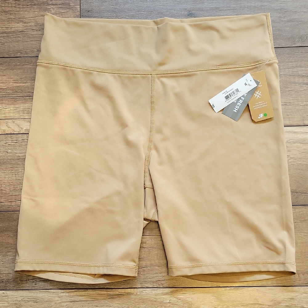 Joe Fresh Tan Bike Shorts with Elastic Waistband